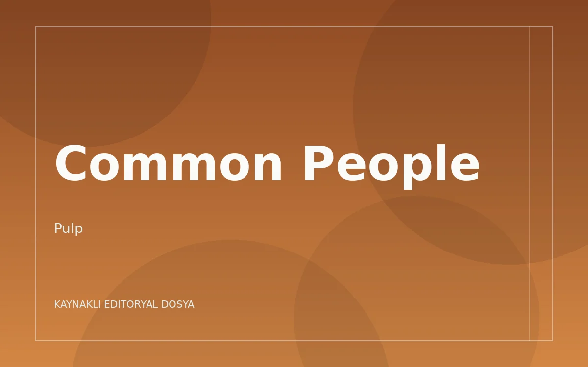 Pulp — Common People